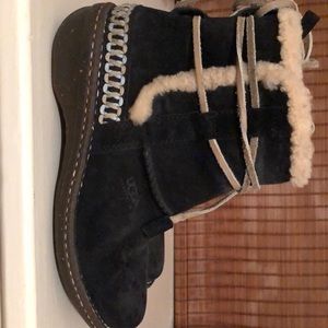 Ugg black suede boots. Used condition